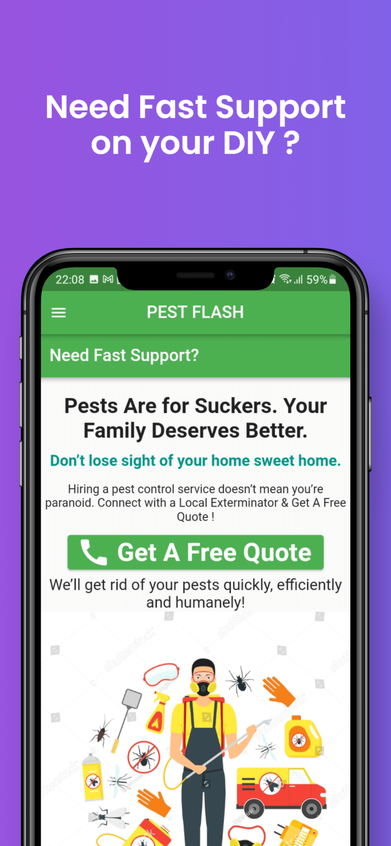 pest control mobile app
